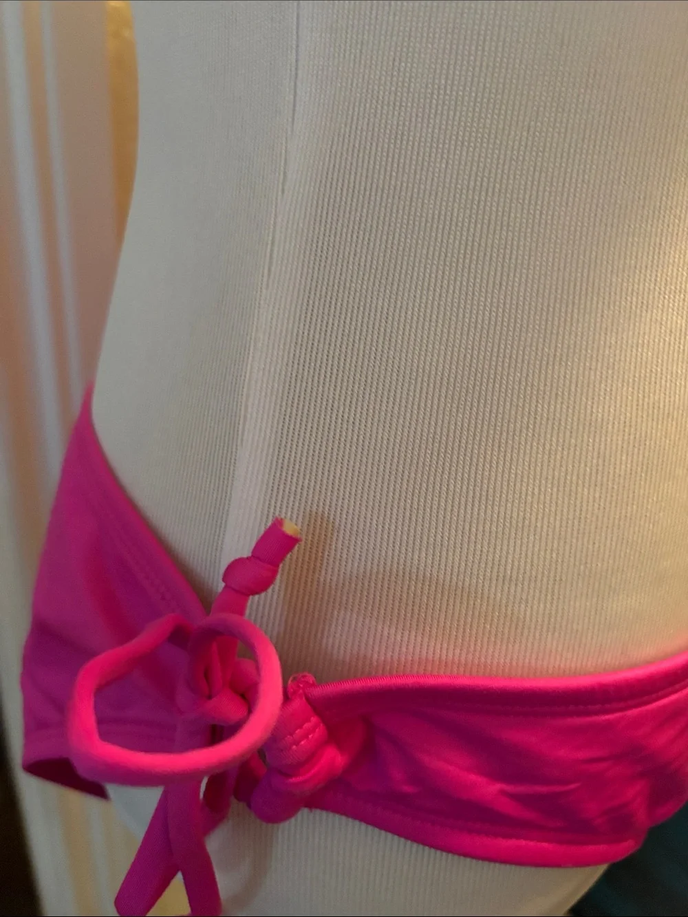 Pink Floral Print Tie-Side Bikini Set